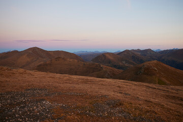 view of the mountain landscape
