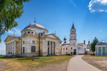 Fototapeta na wymiar Boris and Gleb Monastery in Torzhok, Russia