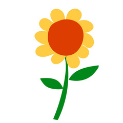 cute flowers and full color