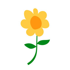 cute flowers and full color