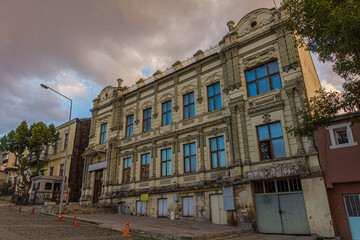Fototapeta premium Russian 19th centrury building in Kars, Turkey