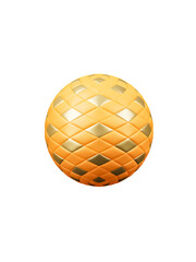 Christmas ball icon isolated 3d render illustration