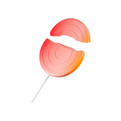 Lollipop icon isolated 3d render illustration