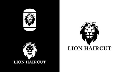 lion haircut logo inspiration