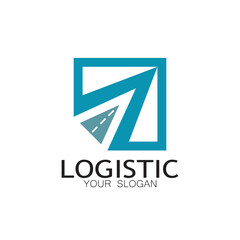 logistics logo icon illustration vector design  distribution symbol  delivery of goods  economy  finance