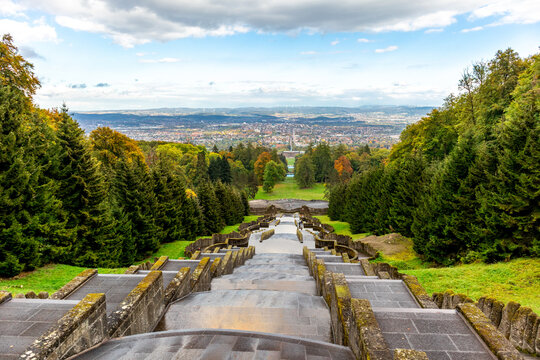 Herbstspaziergang durch den wundersch&ouml;nen Bergpark Kassel Wilhelmsh&ouml;he - Hessen - Deutschland