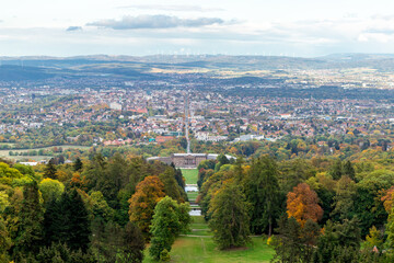 Herbstspaziergang durch den wunderschönen Bergpark Kassel Wilhelmshöhe - Hessen - Deutschland