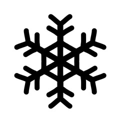 Winter snowflake pattern