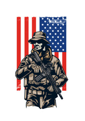 military artwork design