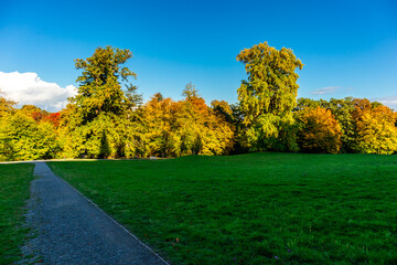 Herbstspaziergang durch den wunderschönen Bergpark Kassel Wilhelmshöhe - Hessen - Deutschland