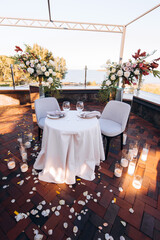 wedding reception table