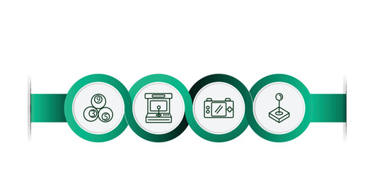 editable thin line icons with infographic template. infographic for concept. included , © IconArt