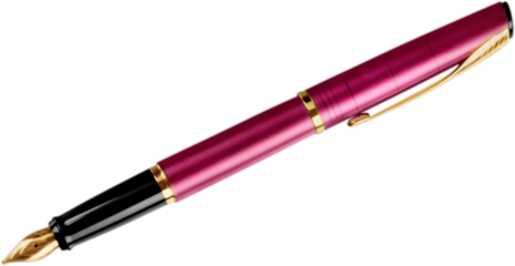 Ball point pen isolated on white background