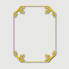 Frame, in the style of an ornament, Vector illustration eps 10, Art.