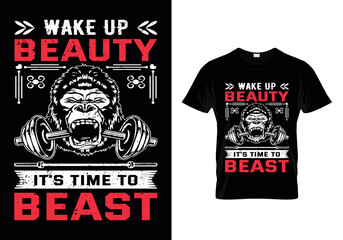 Gym T Shirt Design With Message