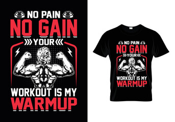 Gym T Shirt Design With Message