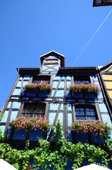 FA&Ccedil;ADE DE MAISON TYPIQUE ALSACIENNE