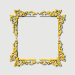 Frame, in the style of an ornament, Vector illustration eps 10, Art.