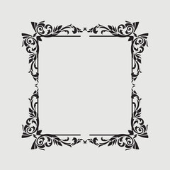 Frame, in the style of an ornament, Vector illustration eps 10, Art.