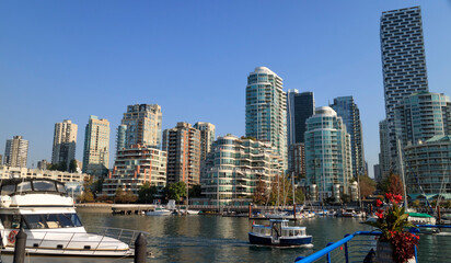 Fototapeta na wymiar Vancouver is one of the most livable cities in Canada.
