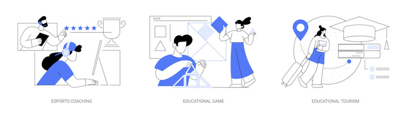 Learning opportunity abstract concept vector illustrations.