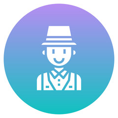 ARCHAEOLOGIST red line icon,linear,outline,graphic,illustration