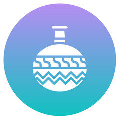 VASE red line icon,linear,outline,graphic,illustration