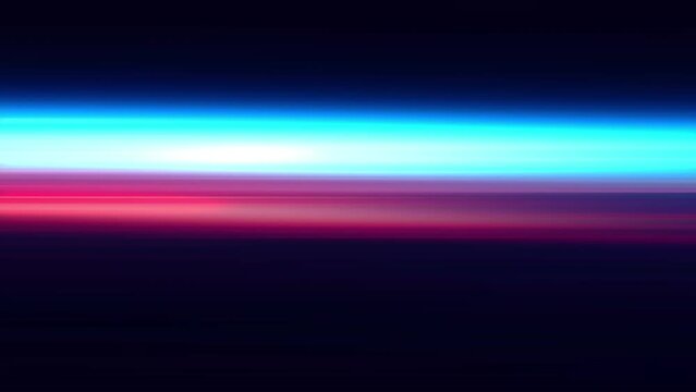 Glowing Blue And Red Speed Lines On Black Background