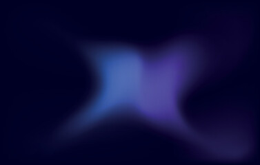 Abstract color gradient on dark background. Modern blurred background screensaver. Gradient for banner and presentation design