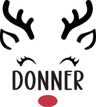 Reindeer Names Svg Design