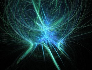 abstract background with glowing lines