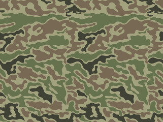 Fototapeta premium Military pattern camouflage vector texture green background, army pattern disguise