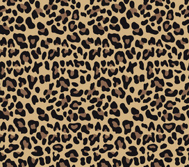 Fototapeta na wymiar Animal print leopard vector texture modern trendy design seamless pattern