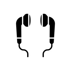 earphone icon design vector template