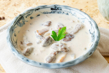 きのこのクリーム煮