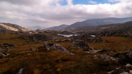 Glas Loughs in Caha Mountains