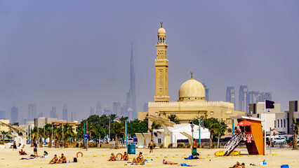 Dubai skyline view