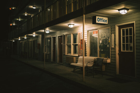 Motel At Night, Seaside Heights, New Jersey