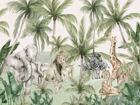 animals in the jungle © rg.grafik