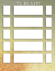 to do list with watercolor background