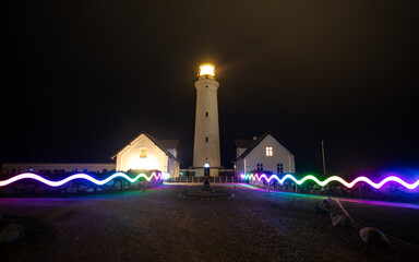 lighthouse light paint
