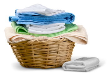 Laundry basket clean clothes cleaning chores housework