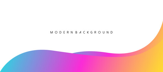 Background with abstract colorful waves