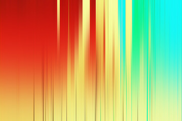 Vertical glitch art, geometric pixelated fractal abstract motion blur background texture, vibrant red, orange, yellow, green, turquoise, digital illustration 