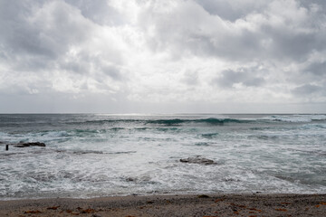 Shellharbour Beach, New South Wales, Coastline and Crashing Waves