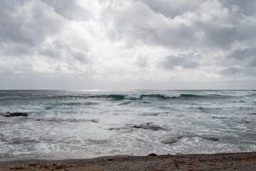 Shellharbour Beach, New South Wales, Coastline and Crashing Waves