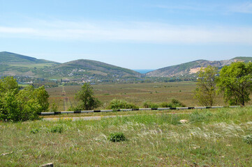 landscape in the mountains