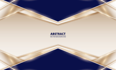 Navy blue and gold luxury elegant abstract background. Vector illustration