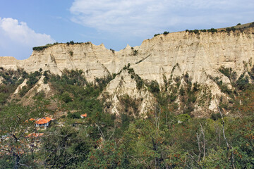Old houses in historical town of Melnik, Bulgaria