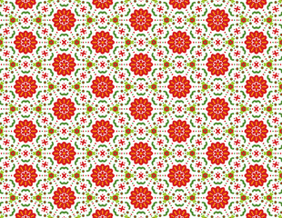 seamless pattern with flowers